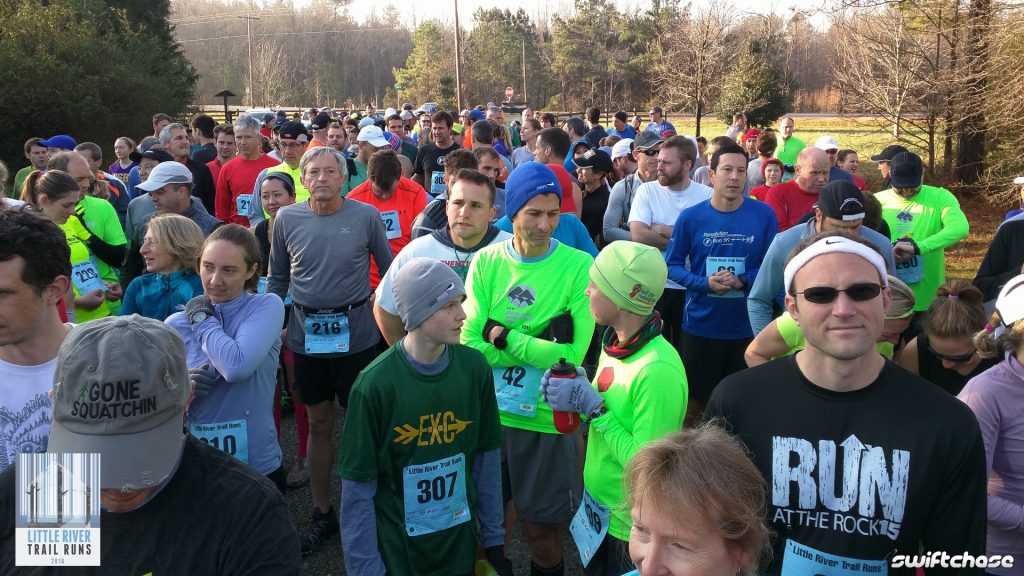 This photo was taken at the Little Riover Trail Runs in Rougemont, NC on January 16, 2016.