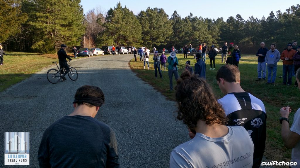 This photo was taken at the Little Riover Trail Runs in Rougemont, NC on January 16, 2016.